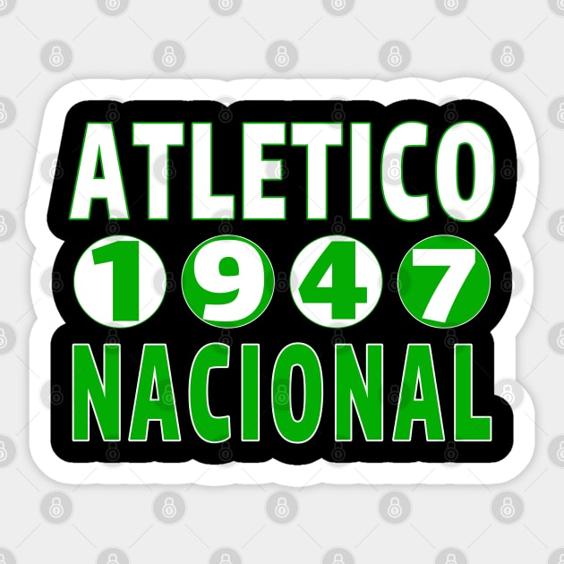 Atletico Nacional Classic Sticker by Medo Creations